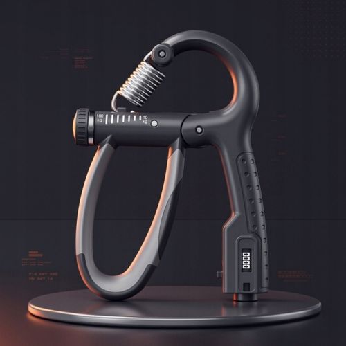 ŚCISKACZ DO ĆWICZENIA RĄK DŁONI GRIPPER 10-100 kg z regulacją i LICZNIKIEM na Arena.pl