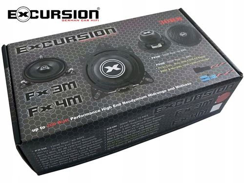 Głośniki Excursion zestaw 2 drożny 10cm 200W na Arena.pl