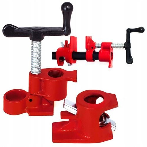 ŚCISK STOLARSKI PROFESJONALNY ZACISK 3/4" SOLIDNY RUROWY BEZKOŃCOWY na Arena.pl