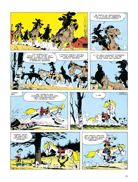 Lucky Luke. Tom 43. Biały jeździec zdjęcie 4
