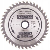 Tarcza WIDIOWA Do Drewna Piły Piła 160 x 20 mm 40Z/ PM0879