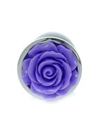 Plug-Jewellery Silver Plug Rose- Purple