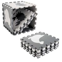 DLA DZIECI MIĘKKIE PUZZLE MATA DINOZAURY