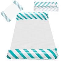 Materac Dmuchany Plażowy Hamak Wodny Leżak Fotel Krzesło Do Pływania Basenu