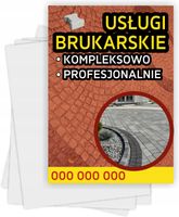 Ulotki A6 reklamowe firmowe 1000 szt projekt w cenie usługi brukarskie