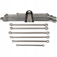 Klucze oczkowe proste długie SilverTools 6 szt. 8-24 mm do napinaczy