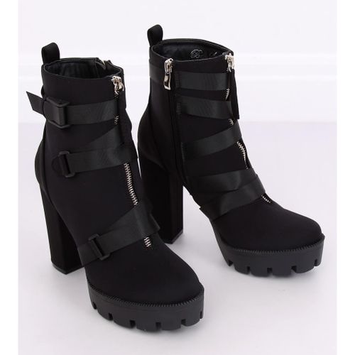 Botki na platformie czarne B9026 Black r.41 na Arena.pl