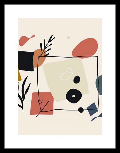 Plakat 39,5x55cm Abstrakcyjny Dialog na Arena.pl