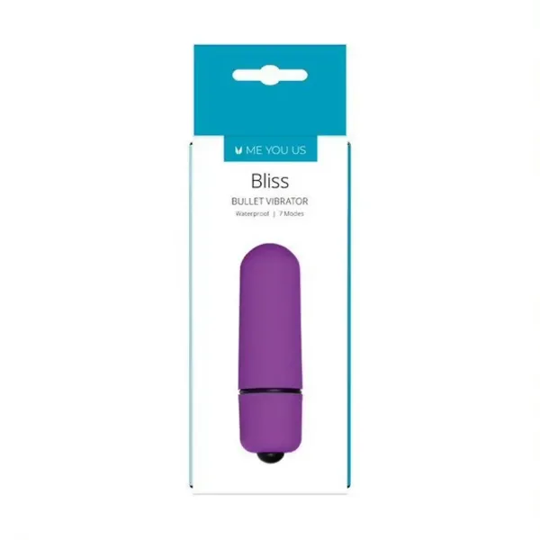 Wibrator- Me You Us Bliss 7 Mode Mini Bullet Vibrator Purple zdjęcie 2