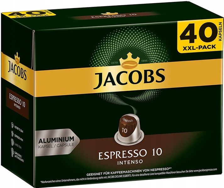 KAWA NESPRESSO JACOBS ESPRESSO INTENSO 40 XXL-PACK zdjęcie 1