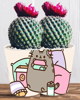 Doniczka do kwiatów/roślin - Pusheen - Kotek