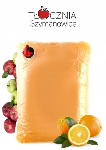 Sok z Jabłek i Pomarańczy 100% Tłocznia Szymanowice 5l NFC Sok Jabłkowy na Arena.pl