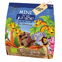 Ciastka KAKAOWE Mini Jungle BIO 100g HERBATNIKI