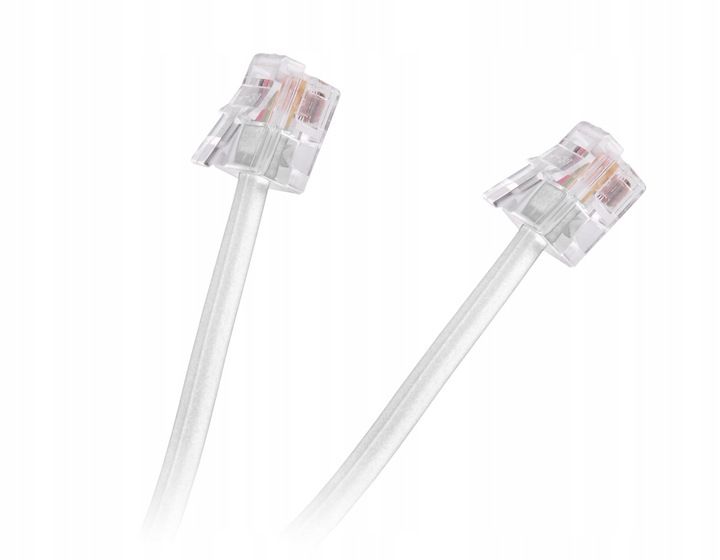 Kabel telefon.abonencki 20m biały zdjęcie 1