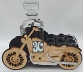 karafka + 6 kieliszków motor  30 urodziny