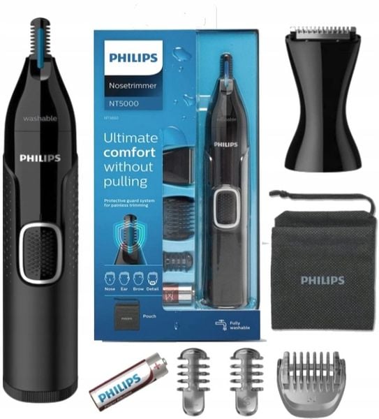 TRYMER PHILIPS DO USZU BRWI NOSA BRODY+ETUI GRATIS zdjęcie 1