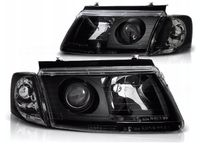 LAMPY REFLEKTORY DO VW PASSAT B5 OD 1996 DO 08.2000 Roku  H7 BLACK  DEPO