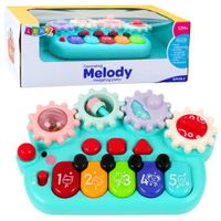 Pianinko Interaktywne Dla Dzieci Koła Zębate Niebieskie