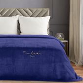 Ekskluzywny koc CLARA 220X240 Pierre Cardin granatowy