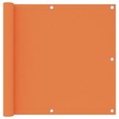 Parawan balkonowy, pomarańczowy, 90x400 cm, tkanina Oxford