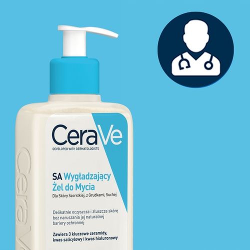 CeraVe SA Żel Wygładzający do Mycia Skóra Szorstka Sucha 236ml + GRATIS na Arena.pl