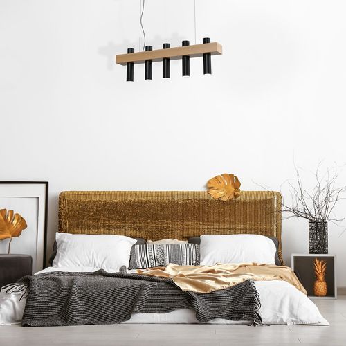 LAMPA WISZĄCA WEST BLACK 5XGU10 na Arena.pl