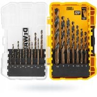 DEWALT WIERTŁA HSS-G DO METALU 19 ELEMENTÓW 1-10MM SMALL TOUGH CASE DT70728