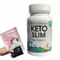 KetoSlim NEW FORMULA odchudzanie spalanie tłuszczu 30 kapsułek + GRATIS