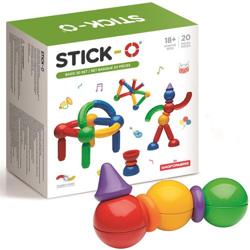 MAGFORMERS Stick-O Klocki Magnetyczne Basic 20 el. na Arena.pl