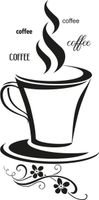 100X50CM COFFEE NAKLEJKA