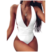 JEDNOCZĘŚCIOWY STRÓJ KĄPIELOWY KOSTIUM NA PLAŻE WYCIĘCIA SEXI MONOKINI HIT