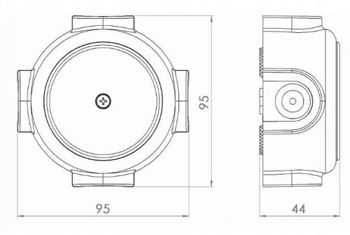 Puszka rozgałęźna tworzywo Loft Retro PRL na Arena.pl