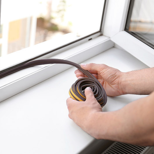 Uszczelka garażowa D 12x10 Czarna 50m do bramy garażowej progowa solidna na Arena.pl