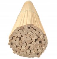 PATYCZKI do Waty Cukrowej 40cm 4x4mm Kwadratowe 100szt Bambus Patyki