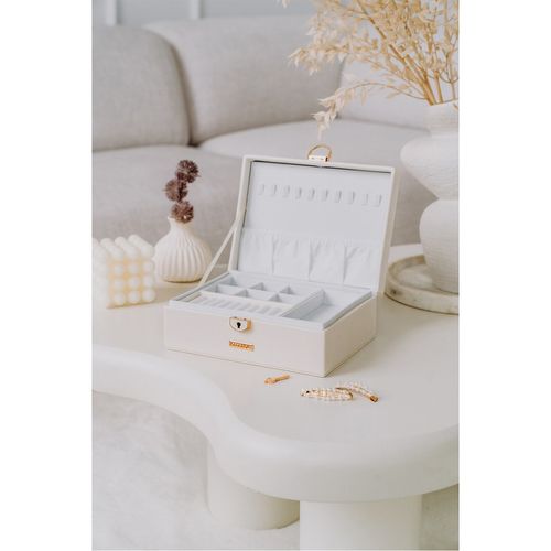 pudełko na biżuterię ze wzorem skóry aligatora - peterson na Arena.pl