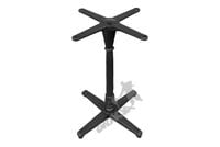 NOGA STOŁU P13 - STANDARDOWA Z KRZYŻAKIEM CZTERY ŁAPKI GŁADKIE PODSTAWA STÓŁ ŻELIWNA