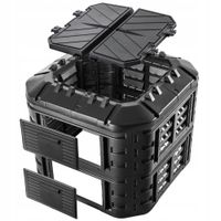 KOMPOSTOWNIK OGRODOWY PLASTIKOWY DOMOWY MODULOWY POJEMNIK NA ODPADY BIO