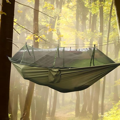 HAMAK DWUOSOBOWY TURYSTYCZNY Z MOSKITIERA BIWAK na Arena.pl