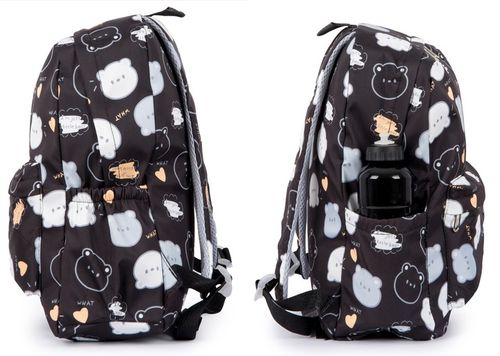 Tornister Plecak szkolny Dla Dziewczynki ZESTAW 3szt Duży w Misie we wzory na Arena.pl