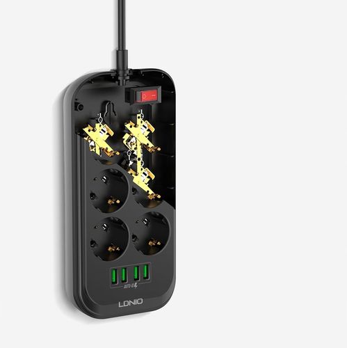 LISTWA ZASILAJĄCA PRZEDŁUŻACZ USB ANTYPRZEPIĘCIOWA na Arena.pl