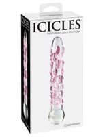 Szklane Dildo Z Wypustkami Icicles No 7 Pipedream
