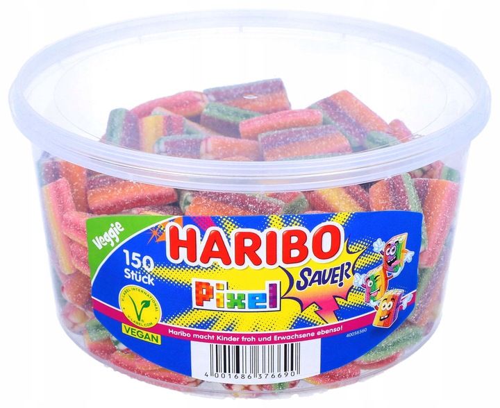Żelki Haribo Rainbow Pixel 1,2 kg zdjęcie 7