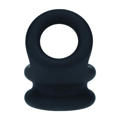 Wide Double O Silicone Cockring - S - Black na Arena.pl