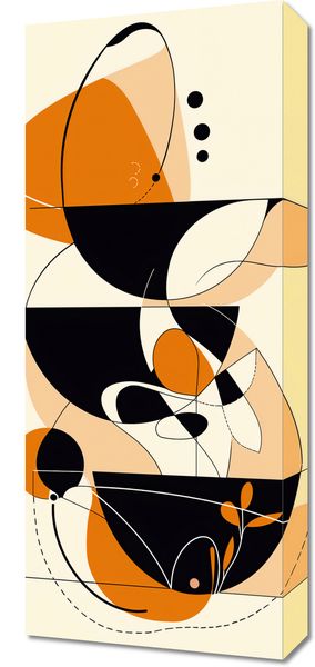 Obraz 30x70cm Taneczne Kręgi zdjęcie 1