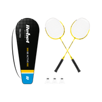 Zestaw do badmintona aluminium 2x rakietka 3x lotka etui Rebel