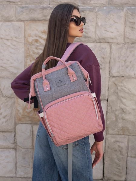 plecak ptn mb3-6012 gray-pink zdjęcie 3