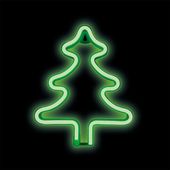 Neon LED Dekoracyjny Świąteczna ozdoba CHRISTMAS Choinka zielona Lampka