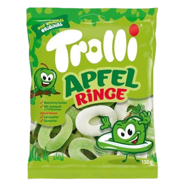 trolli apfel ringe żelki 150 g zdjęcie 1