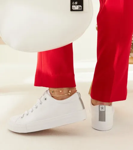 Białe materiałowe trampki Rocky 39 na Arena.pl