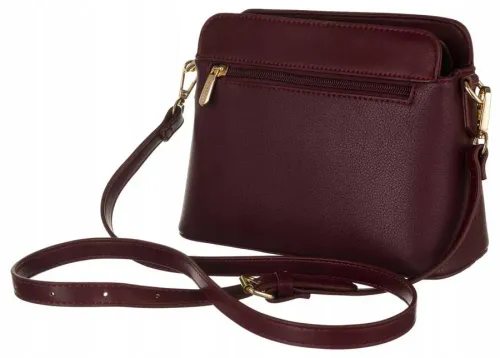 torba z eko skóry david jones bordowy na Arena.pl